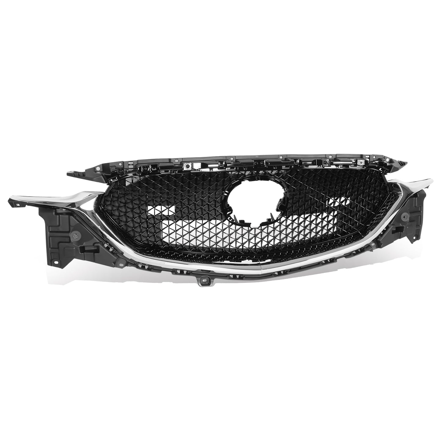 PARRILLA GRILLE - MZ CX5 17-22/ GRILLE ASS'Y/ MAT-DARK GRAY/ W/CHROME MOULDING/ (MESH STYLE)/(2.5L|2.5L TURBO)//PARTS.NO,MA1200223//OEM NO,KB8E50710H