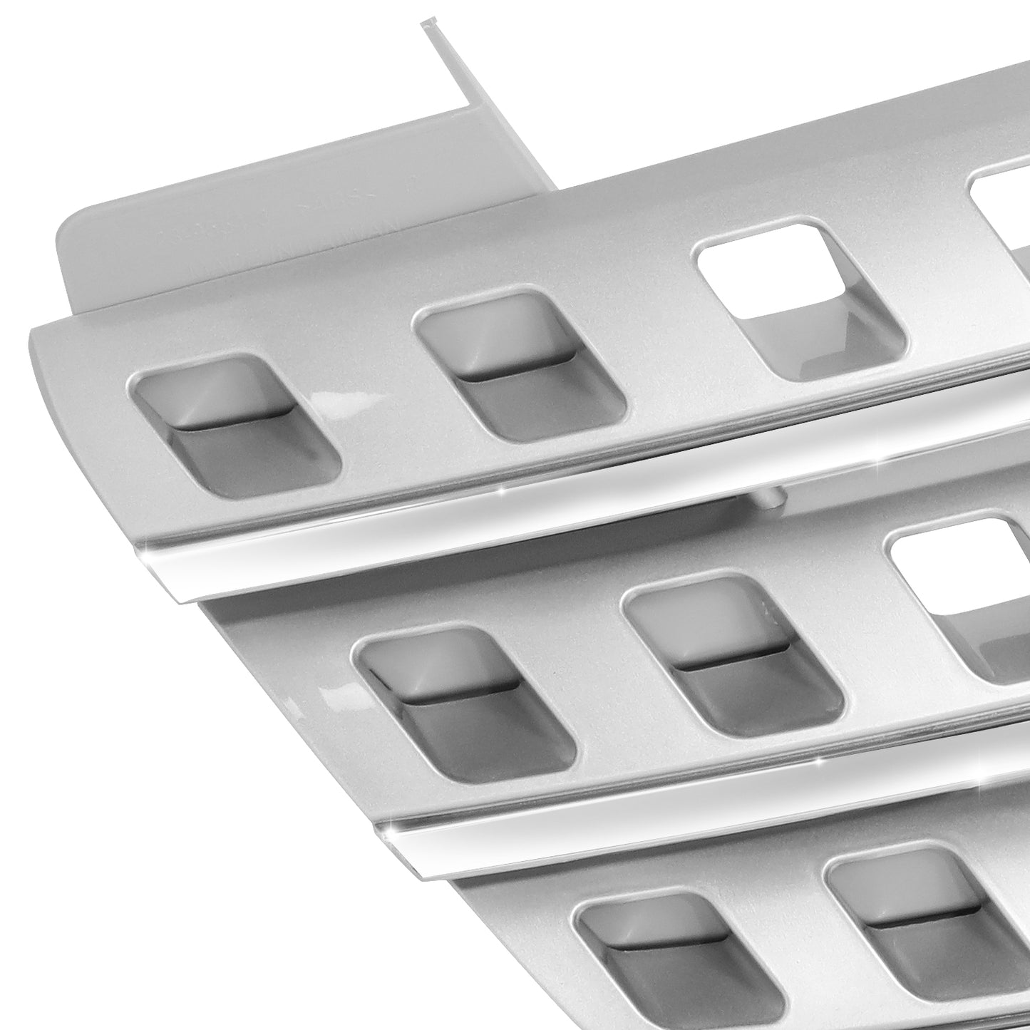PARRILLA GRILLE - BZ W164 '06-'11(M-CLS)/ GRILLE ASS'Y 06-08/ CHROME/BRIGHT SILVER/ W/O AMG PKG/ W/O SPORT PKG (EU=USA)