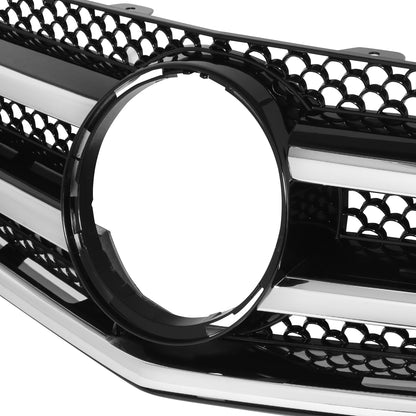 PARRILLA GRILLE - BZ W204 '08-'11/'12-ON/ GRILLE ASS'Y 08-11/ CHROME/SILVER/ W/AMG, W/SPORT PKG/ (EU=USA)