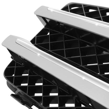 PARRILLA GRILLE - BZ X204 '10-ON(GLK)/'13-ON/ GRILLE ASS'Y 10-15/ SILVER/BLACK/ W/ALUMINUM TRIM/ (EU=USA)