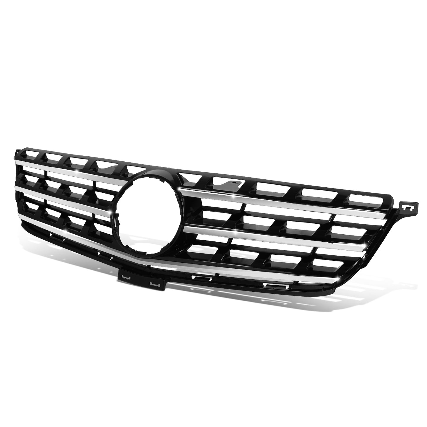 PARRILLA GRILLE - BZ W166 '12-'15(M-CLS)/ GRILLE ASS'Y/ PAINTED BLACK W/CHROME MLDG/ (W/O DISTANCE CRUISER CONTROL)