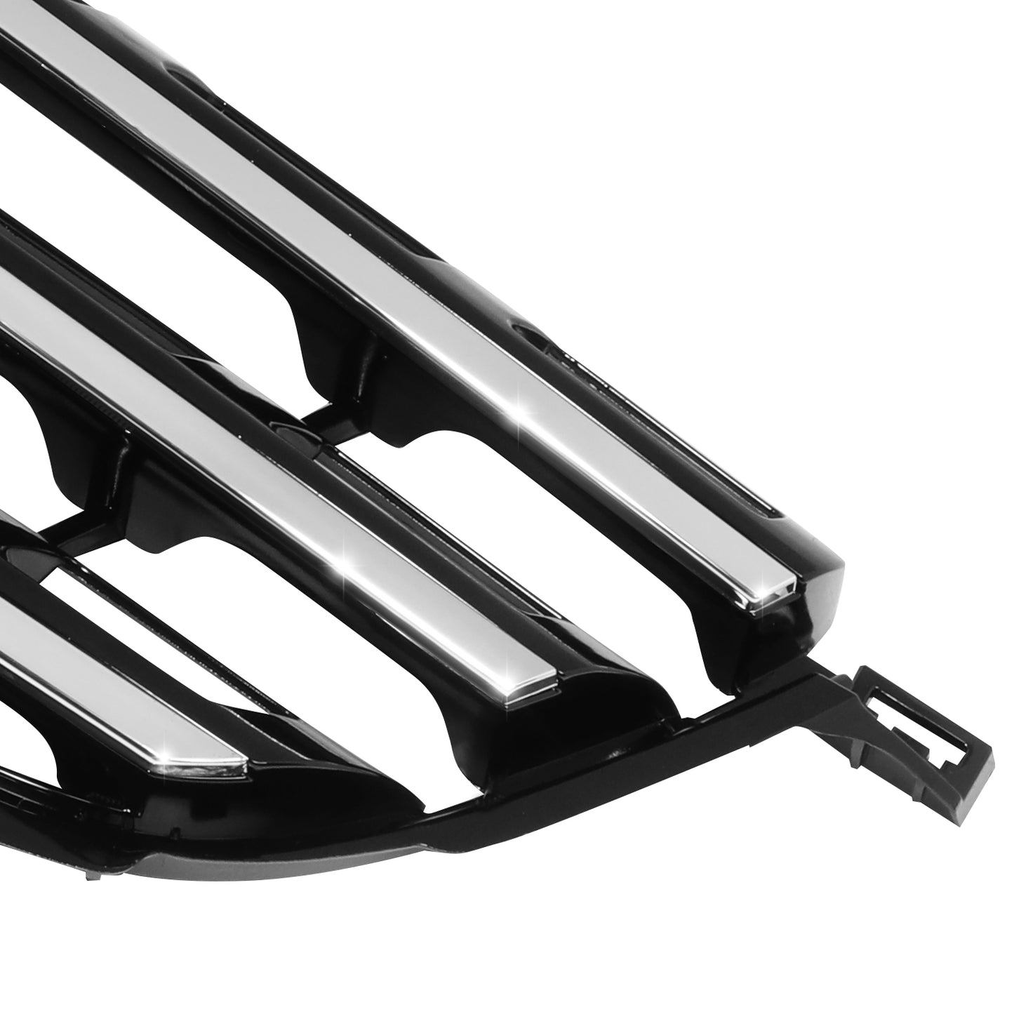 PARRILLA GRILLE - BZ W166 '12-'15(M-CLS)/ GRILLE ASS'Y/ PAINTED BLACK W/CHROME MLDG/ (W/O DISTANCE CRUISER CONTROL)