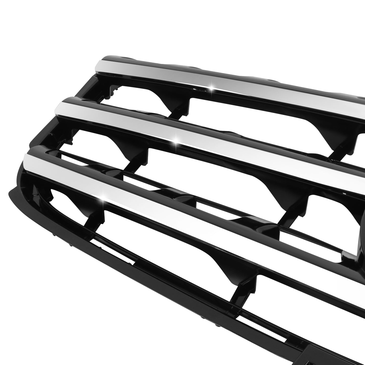 PARRILLA GRILLE - BZ W166 '12-'15(M-CLS)/ GRILLE ASS'Y/ PAINTED BLACK W/CHROME MLDG/ (W/O DISTANCE CRUISER CONTROL)