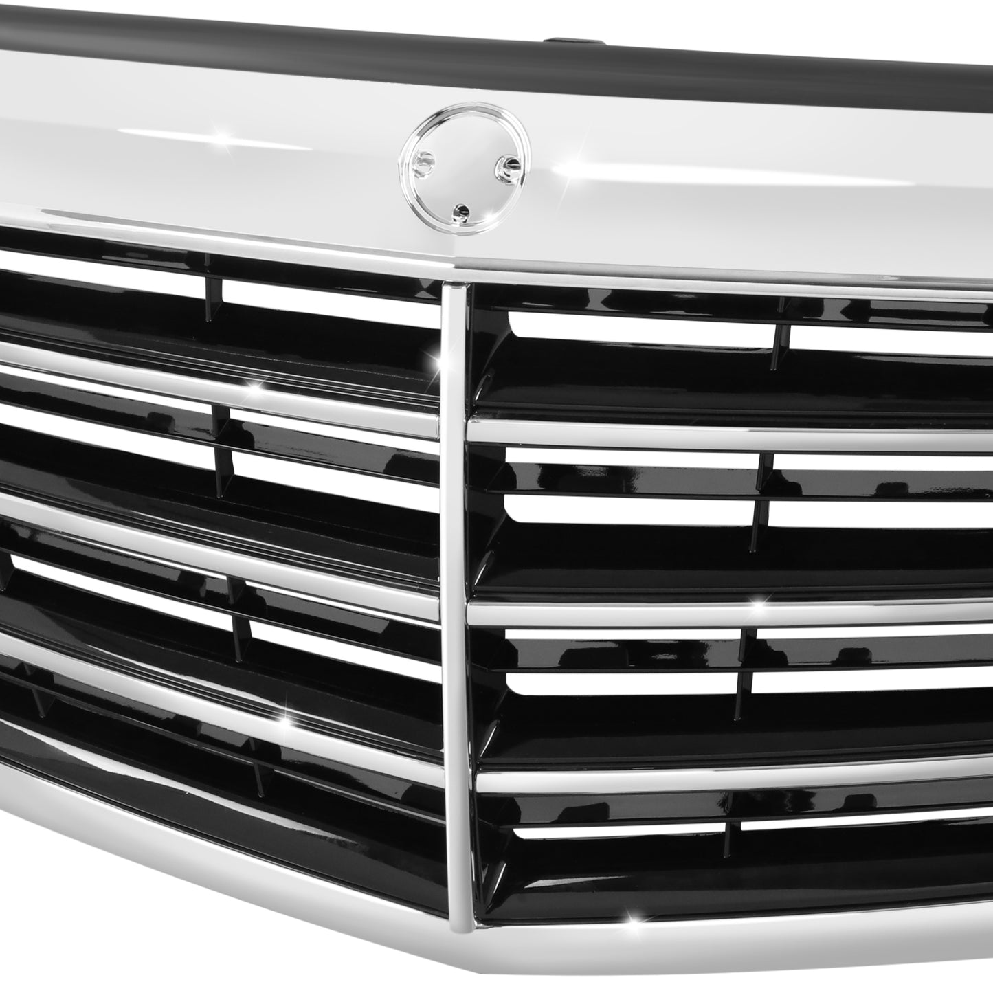 PARRILLA GRILLE - BZ W212 '13-'15/ GRILLE ASS'Y/ CHROME/BLACK/ W/O DISTANCE CONTROL/ W/O CAMERA, W/O AMG PKG
