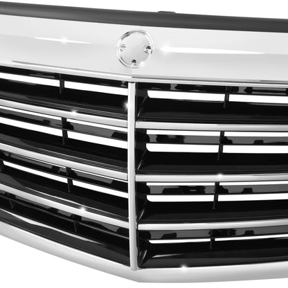 PARRILLA GRILLE - BZ W212 '13-'15/ GRILLE ASS'Y/ CHROME/BLACK/ W/O DISTANCE CONTROL/ W/O CAMERA, W/O AMG PKG
