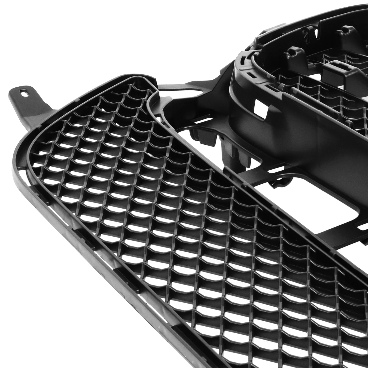 PARRILLA GRILLE - BZ W218 '12-'14/'15-'17(CLS)/ GRILLE ASS'Y 12-14/ PRIMED BLACK W/CHROME/ W/O SENSOR H. W/O AMG PKG/ (EU=USA)