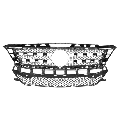 PARRILLA GRILLE - BZ W218 '12-'14/'15-'17(CLS)/ GRILLE ASS'Y 12-14/ PRIMED BLACK W/CHROME/ W/SENSOR H. W/O AMG PKG/ (EU=USA)