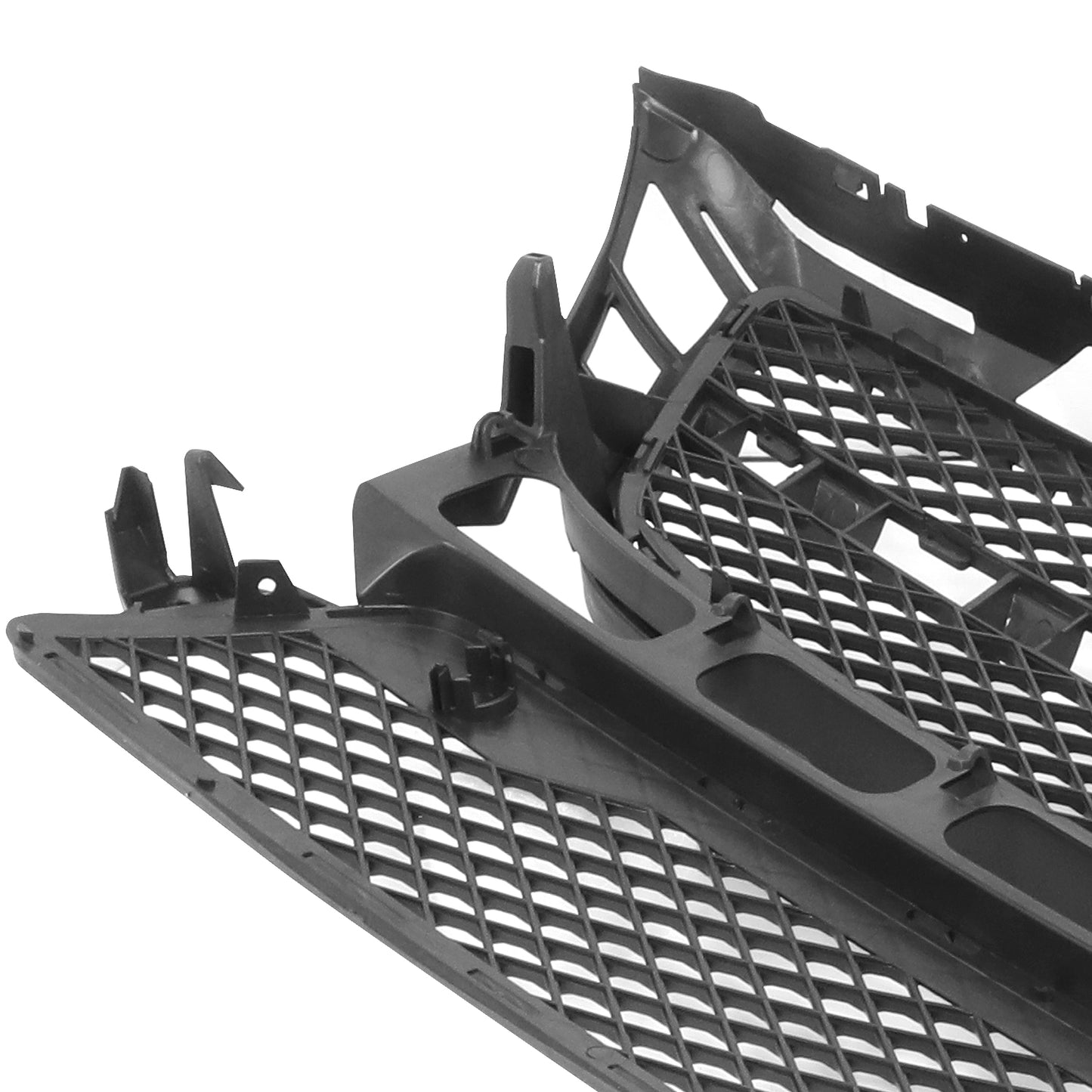 PARRILLA GRILLE - BZ W218 '12-'14/'15-'17(CLS)/ GRILLE ASS'Y 12-14/ MOUNTING PANEL/ EXTURED BLACK W/SENSOR H./ W/AMG PKG (CLS400/CLS550)