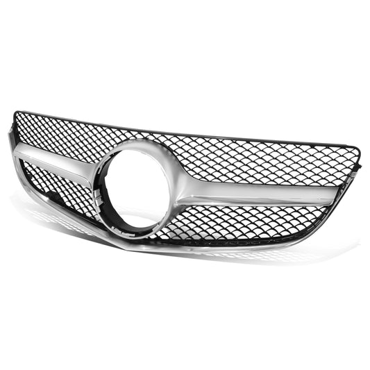 PARRILLA GRILLE - BZ W212 '10-12/W207(2D)'10-'16/ GRILLE ASS'Y 14-16/ CHROME/BLACK/ W/O CAMERA (2D)/