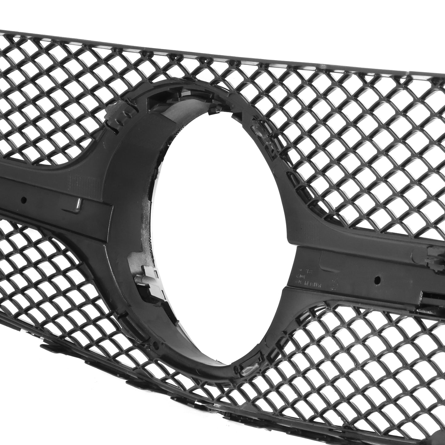 PARRILLA GRILLE - BZ W212 '10-12/W207(2D)'10-'16/ GRILLE ASS'Y 14-16/ CHROME/BLACK/ W/O CAMERA (2D)/