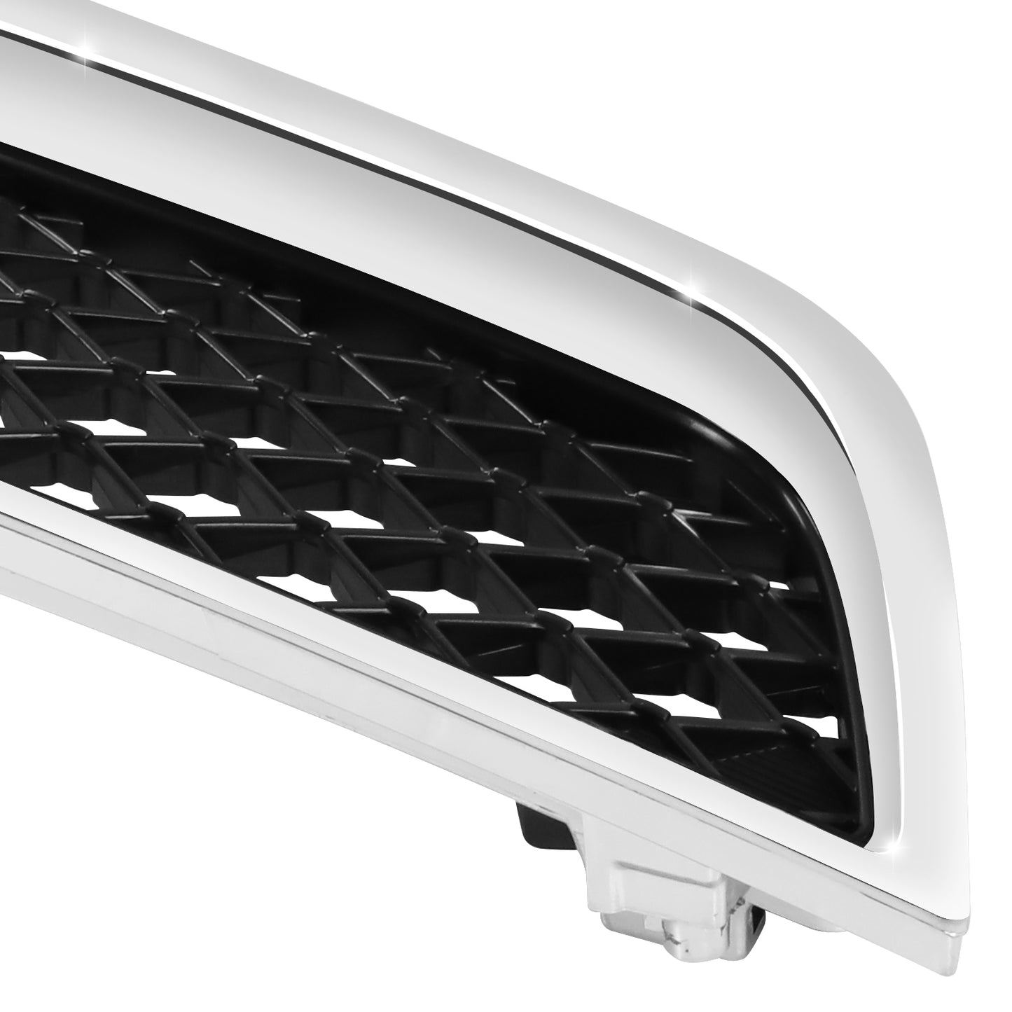 PARRILLA GRILLE - MB LANCR 08-17/ GRILLE ASS'Y 08-15/ MAT-BLACK/ W/CHROME FRAME//PARTS.NO,MI1200255//OEM NO,7450A093