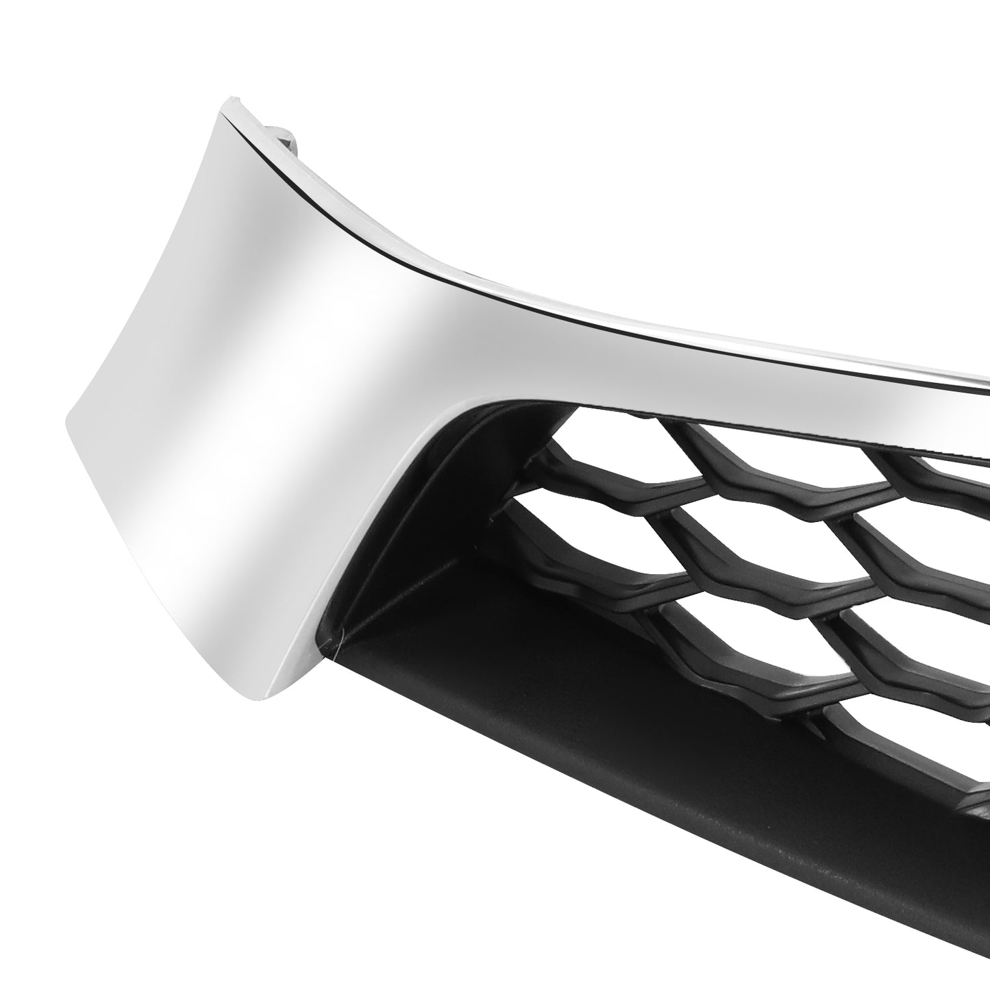 PARRILLA GRILLE - MB LANCR 08-17/ GRILLE ASS'Y 16-17/ MAT-BLACK W/CHROME MOULDING//PARTS.NO,MI1200267//OEM NO,7450B019