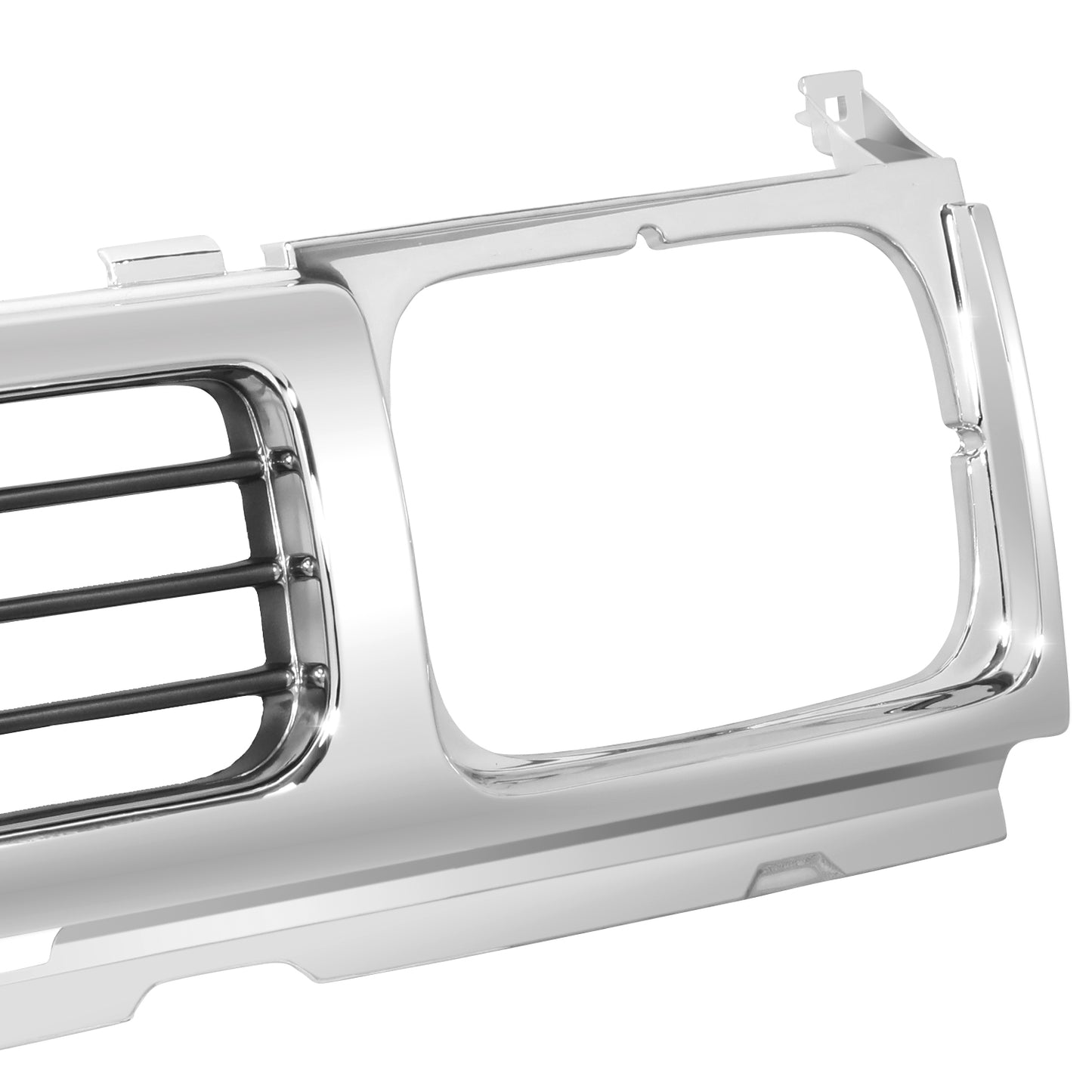 PARRILLA GRILLE - DS P/U '83-'85/'86-'97/ GRILLE ASS'Y 93-97/ CHROME/GRAY//PARTS.NO,NI1200116//OEM NO,6213055G10