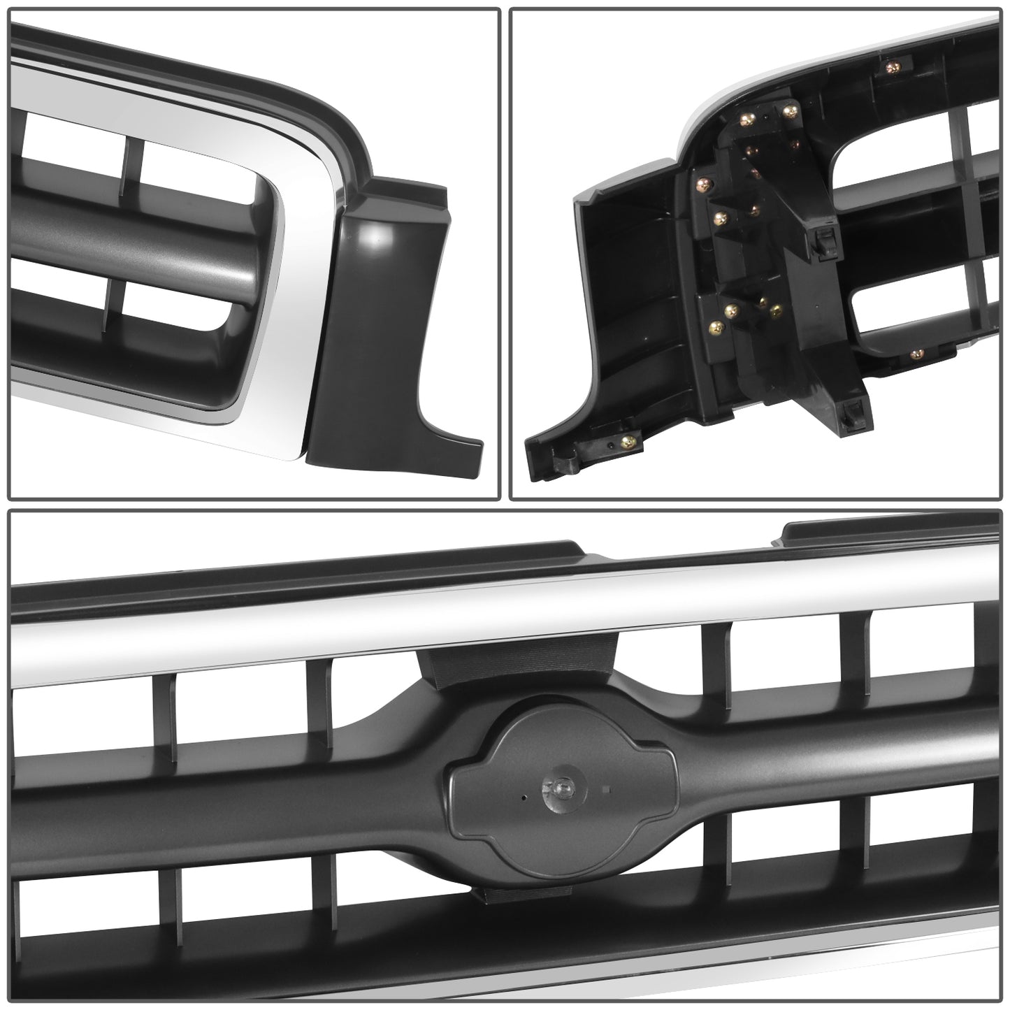 PARRILLA GRILLE - DS PATHFIND '96-'98/'99-'04/ GRILLE ASS'Y 99-01/ DARK GRAY/SILVER/ W/CHROME MOULDING (LE)//PARTS.NO,NI1200192//OEM NO,623102W306