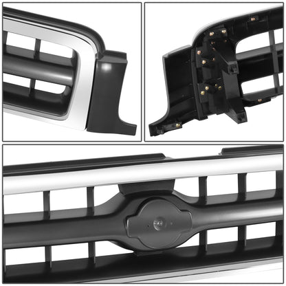 PARRILLA GRILLE - DS PATHFIND '96-'98/'99-'04/ GRILLE ASS'Y 99-01/ DARK GRAY/SILVER/ W/CHROME MOULDING (LE)//PARTS.NO,NI1200192//OEM NO,623102W306