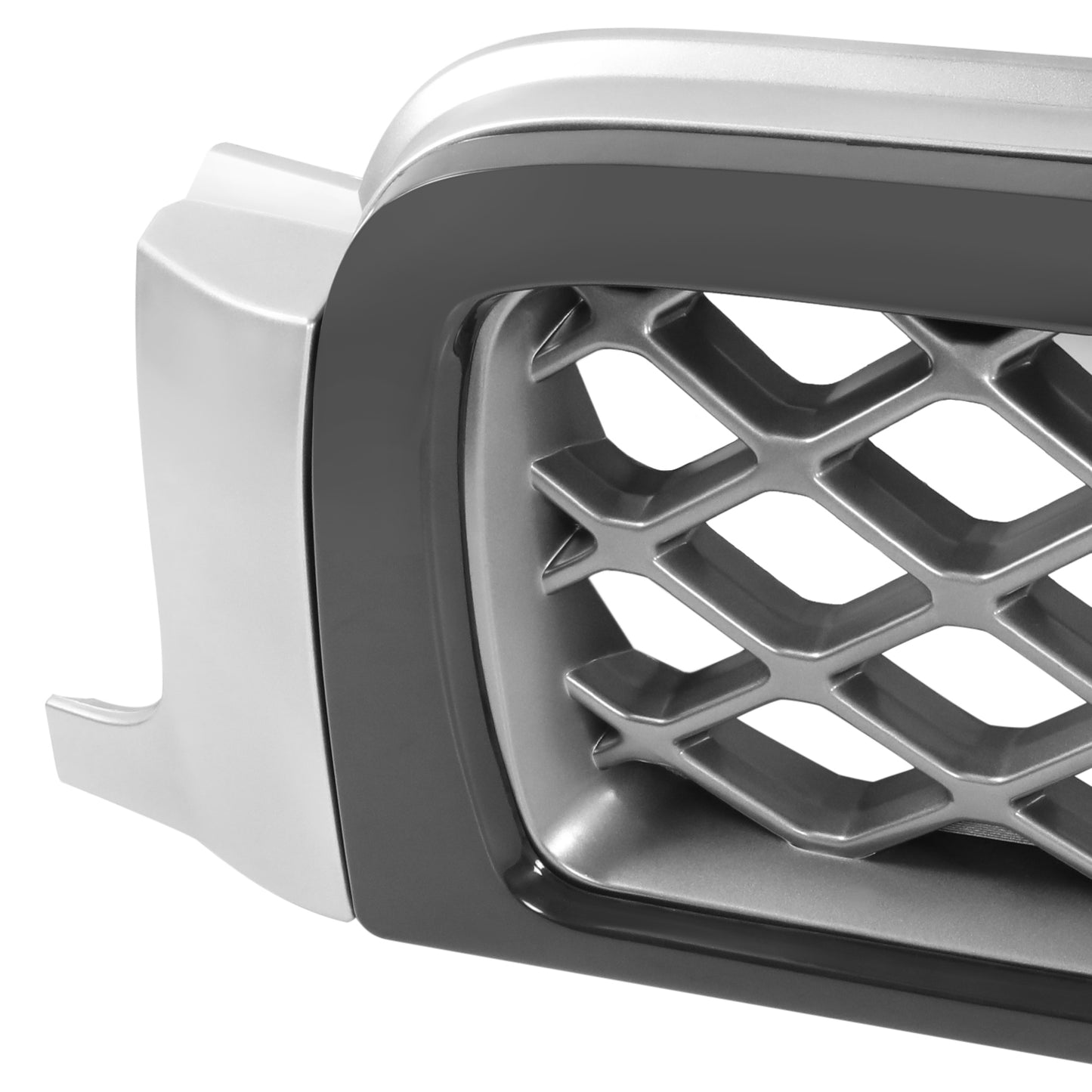 PARRILLA GRILLE - DS PATHFIND '96-'98/'99-'04/ GRILLE ASS'Y 99-01/ SILVER/DAARK GRAY/ W/BLACK MOULDING (SE)//PARTS.NO,NI1200194//OEM NO,623102W806