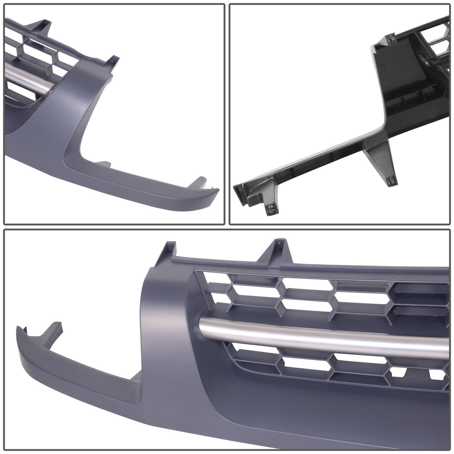 PARRILLA GRILLE - DS XTERA '00-'01/'02-'04/ GRILLE ASS'Y 02-04/ DARK GRAY/ W/SILVER BLACK MLDG/ (XE)//PARTS.NO,NI1200199//OEM NO,623107Z840