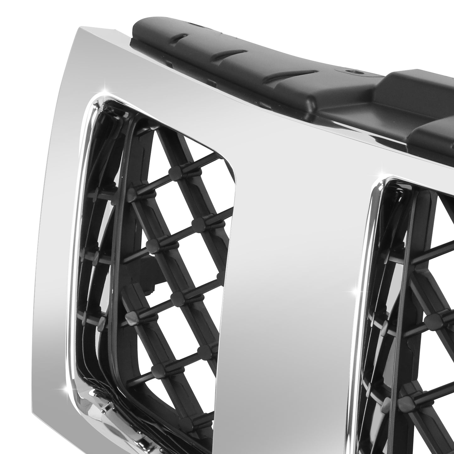 PARRILLA GRILLE - DS FRNTER '05-'20/ GRILLE ASS'Y 09-20/ BLACK W/CHROME FRAME