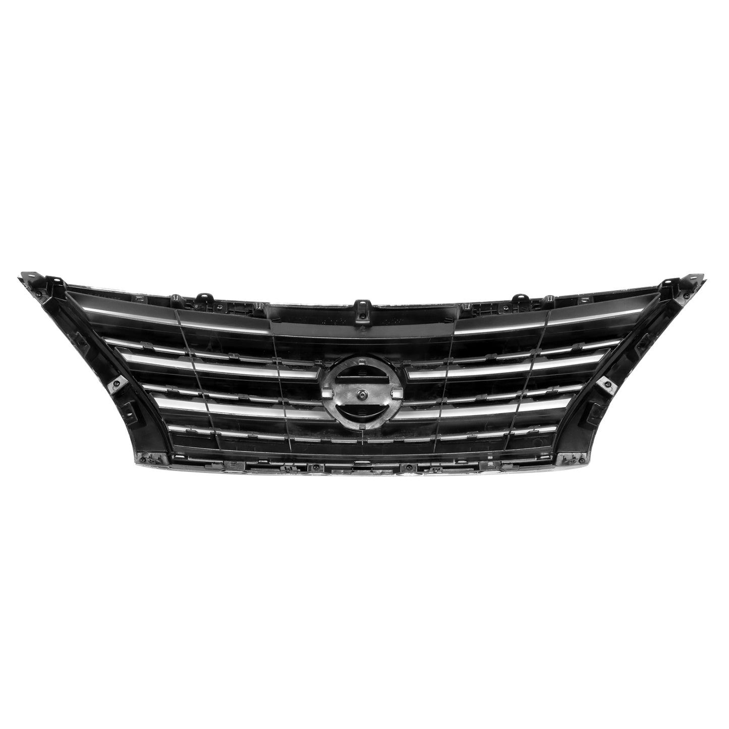 PARRILLA GRILLE - DS SENTR '13-'15/'16-'19/ GRILLE ASS'Y 13-15/ PAINTED SILVER/BLACK/ W/CHROME MOULDING (STD)//PARTS.NO,NI1200252//OEM NO,623103SH0A