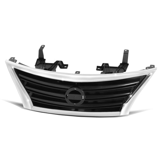 PARRILLA GRILLE - DS SENTR '13-'15/'16-'19/ GRILLE ASS'Y 13-15/ PAINTED DARK SILVER/BLACK/ W/CHROME MOULDING (SR)//PARTS.NO,NI1200253//OEM NO,623103RM0A