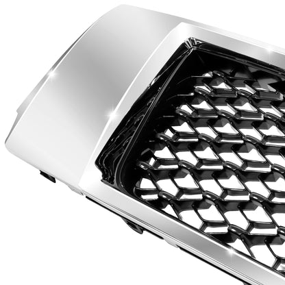 PARRILLA GRILLE - DS PAHFDR 13-16/17-21(R52)/ GRILLE ASS'Y 13-16/ PAINTED SILVER BLACK/ W/AROIND VIEW (PLATINUM)//PARTS.NO,NI1200255//OEM NO,623103KA0B