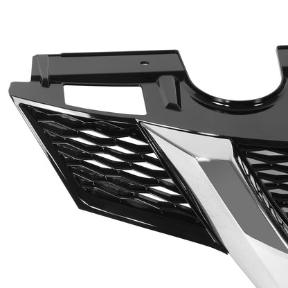 PARRILLA GRILLE - DS ROGE '14-'16/'17-'20/ GRILLE ASS'Y 14-15/ PAINTED BLACK W/CHROME MLDG/ W/O CAMERA H. W/O PREMIUM PKG/ (S/SV)//PARTS.NO,NI1200258//OEM NO,623104BA0A