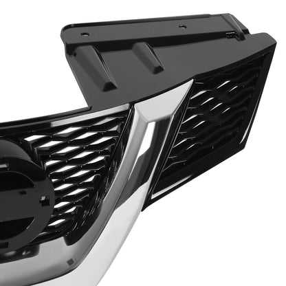PARRILLA GRILLE - DS ROGE '14-'16/'17-'20/ GRILLE ASS'Y 14-15/ PAINTED BLACK W/CHROME MLDG/ W/O CAMERA H. W/O PREMIUM PKG/ (S/SV)//PARTS.NO,NI1200258//OEM NO,623104BA0A