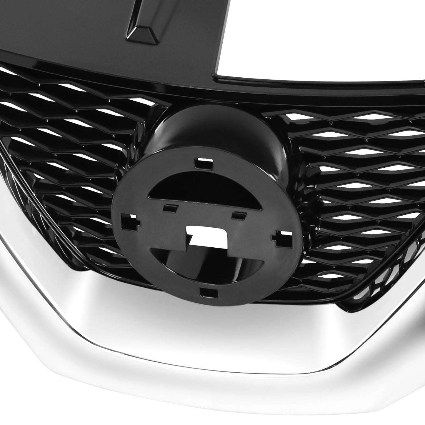 PARRILLA GRILLE - DS ROGE '14-'16/'17-'20/ GRILLE ASS'Y 14-16/ PAINTED BLACK W/CHROME MLDG/ W/CAMERA H. (W/PREMIUM PKG)/ (SL/SV)//PARTS.NO,NI1200259//OEM NO,623104BA0B