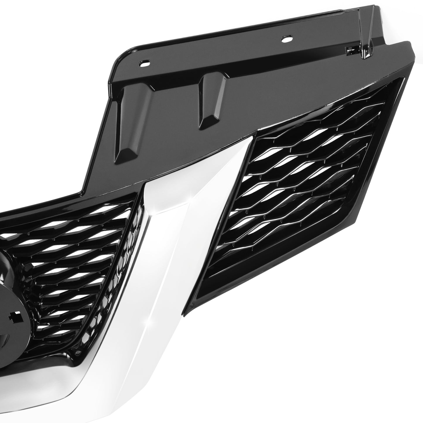 PARRILLA GRILLE - DS ROGE '14-'16/'17-'20/ GRILLE ASS'Y 14-16/ PAINTED BLACK W/CHROME MLDG/ W/CAMERA H. (W/PREMIUM PKG)/ (SL/SV)//PARTS.NO,NI1200259//OEM NO,623104BA0B