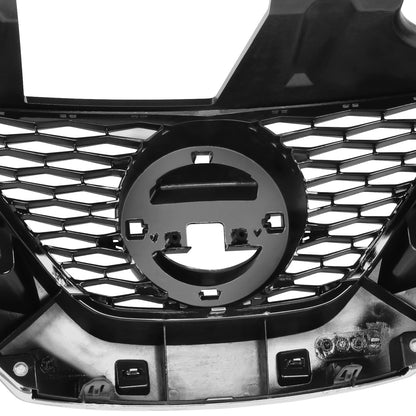 PARRILLA GRILLE - DS ROGE '14-'16/'17-'20/ GRILLE ASS'Y 14-16/ PAINTED BLACK W/CHROME MLDG/ W/CAMERA H. (W/PREMIUM PKG)/ (SL/SV)//PARTS.NO,NI1200259//OEM NO,623104BA0B