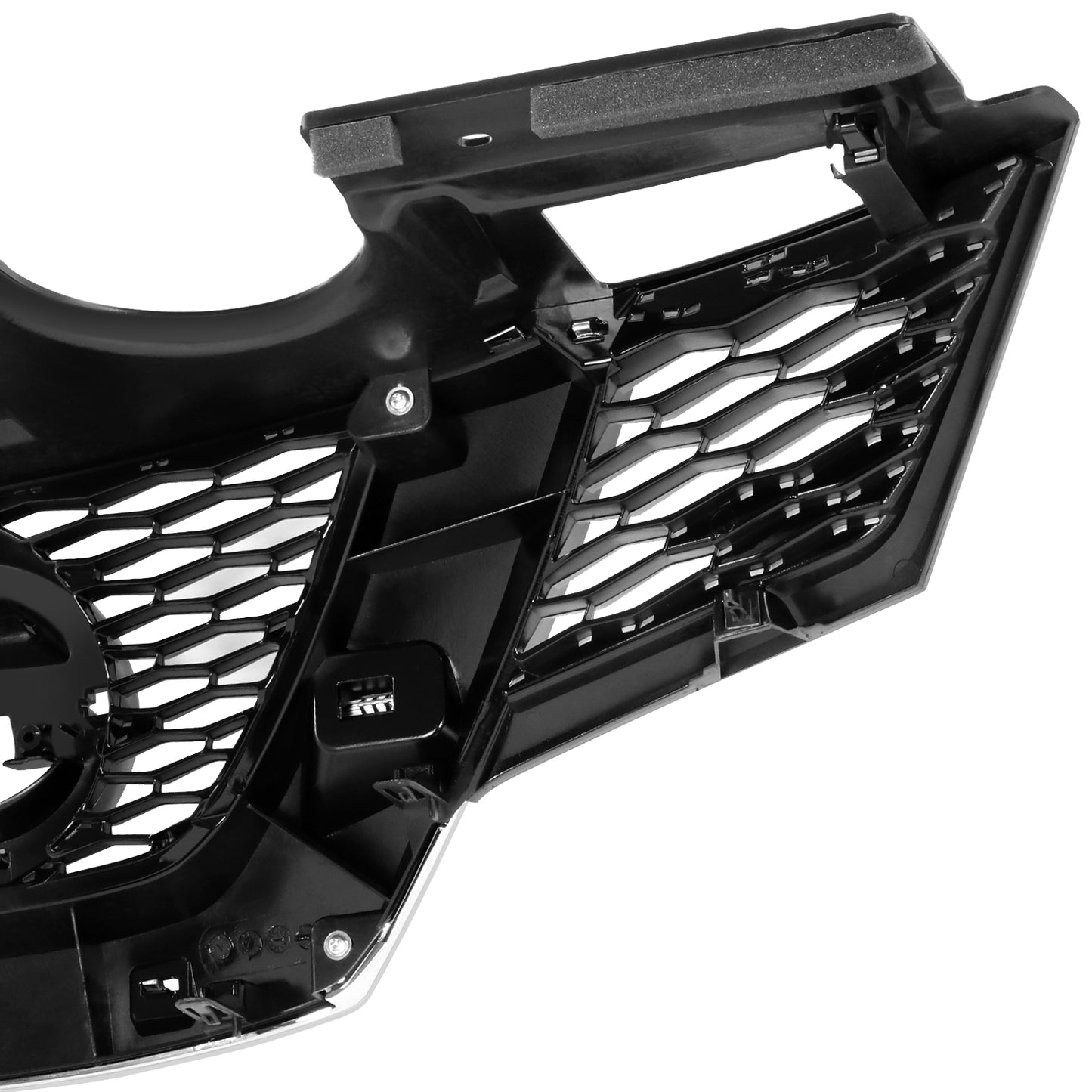 PARRILLA GRILLE - DS ROGE '14-'16/'17-'20/ GRILLE ASS'Y 14-16/ PAINTED BLACK W/CHROME MLDG/ W/CAMERA H. (W/PREMIUM PKG)/ (SL/SV)//PARTS.NO,NI1200259//OEM NO,623104BA0B
