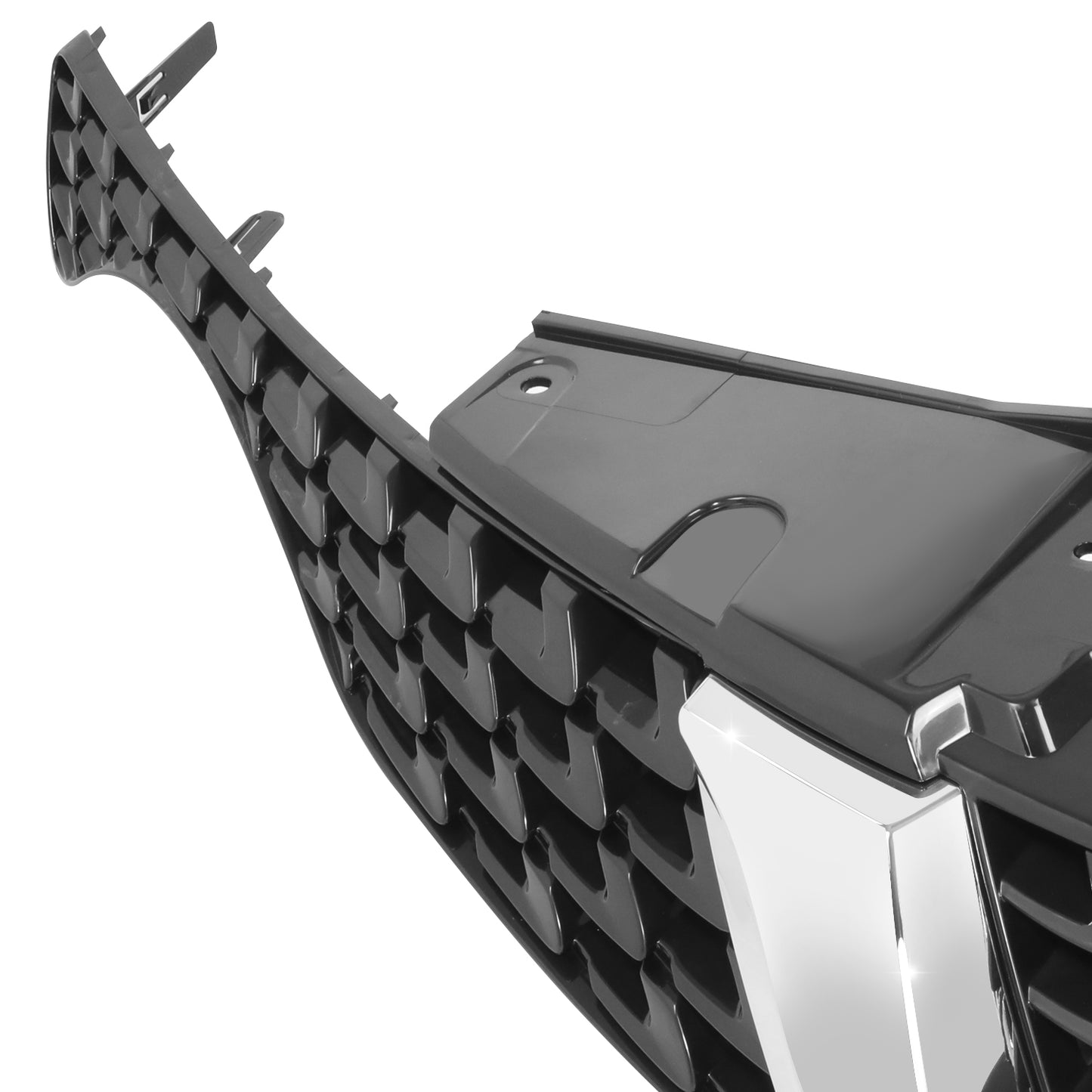 PARRILLA GRILLE - DS JUK 11-12/13-14/15-18/ GRILLE ASS'Y 15-18/ MAT-BLACK W/CHROME MOULDING/ W/O AROUND VIEW MONITOR CAMERA/ (S|SL|SV)