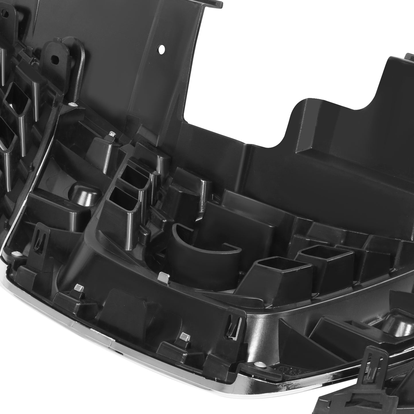 PARRILLA GRILLE - DS JUK 11-12/13-14/15-18/ GRILLE ASS'Y 15-18/ MAT-BLACK W/CHROME MOULDING/ W/AROUND VIEW MONITOR CAMERA/ (S|SL|SV)