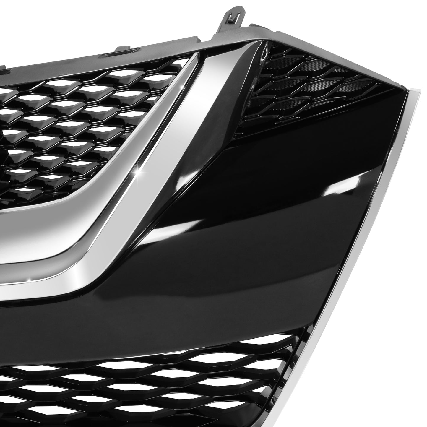 PARRILLA GRILLE - DS MAXMA 16-18/19-22/ GRILLE ASS'Y 16-18/ PAINTED BLACK SILVER/ W/CHROME MOULDING/ (S|SV|SL|SR)//PARTS.NO,NI1200284//OEM NO,623104RA0A