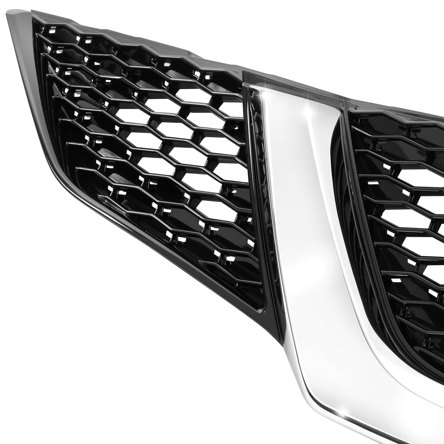 PARRILLA GRILLE - DS ROGE SPORT 17-19/20-21/ GRILLE ASS'Y 17-18/ PAINTED BLACK W/CHROME MLDG/ W/O ADAPTIVE CRUISE CONTROL/ W/O SURROUND CAMERA VIEW//PARTS.NO,NI1200288//OEM NO,623106MG0A