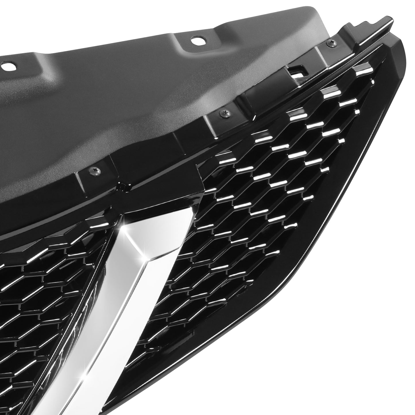 PARRILLA GRILLE - DS ROGE SPORT 17-19/20-21/ GRILLE ASS'Y 17-18/ PAINTED BLACK W/CHROME MLDG/ W/O ADAPTIVE CRUISE CONTROL/ W/O SURROUND CAMERA VIEW//PARTS.NO,NI1200288//OEM NO,623106MG0A