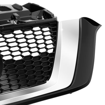 PARRILLA GRILLE - DS VESA NOT '14-'16/'17-'19/ GRILLE ASS'Y 17-19/ PAINTED BLACK W/CHROME MLDG//PARTS.NO,NI1200290//OEM NO,623109ME0A
