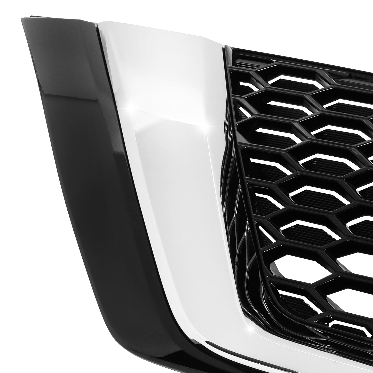 PARRILLA GRILLE - DS MURNO 15-18/19-22/ GRILLE ASS'Y 19-22/ PAINTED BLACK/ W/CHROME MOULDING/ W/O MIDNIGHT EDITION PKG//PARTS.NO,NI1200310//OEM NO,623109UF0A