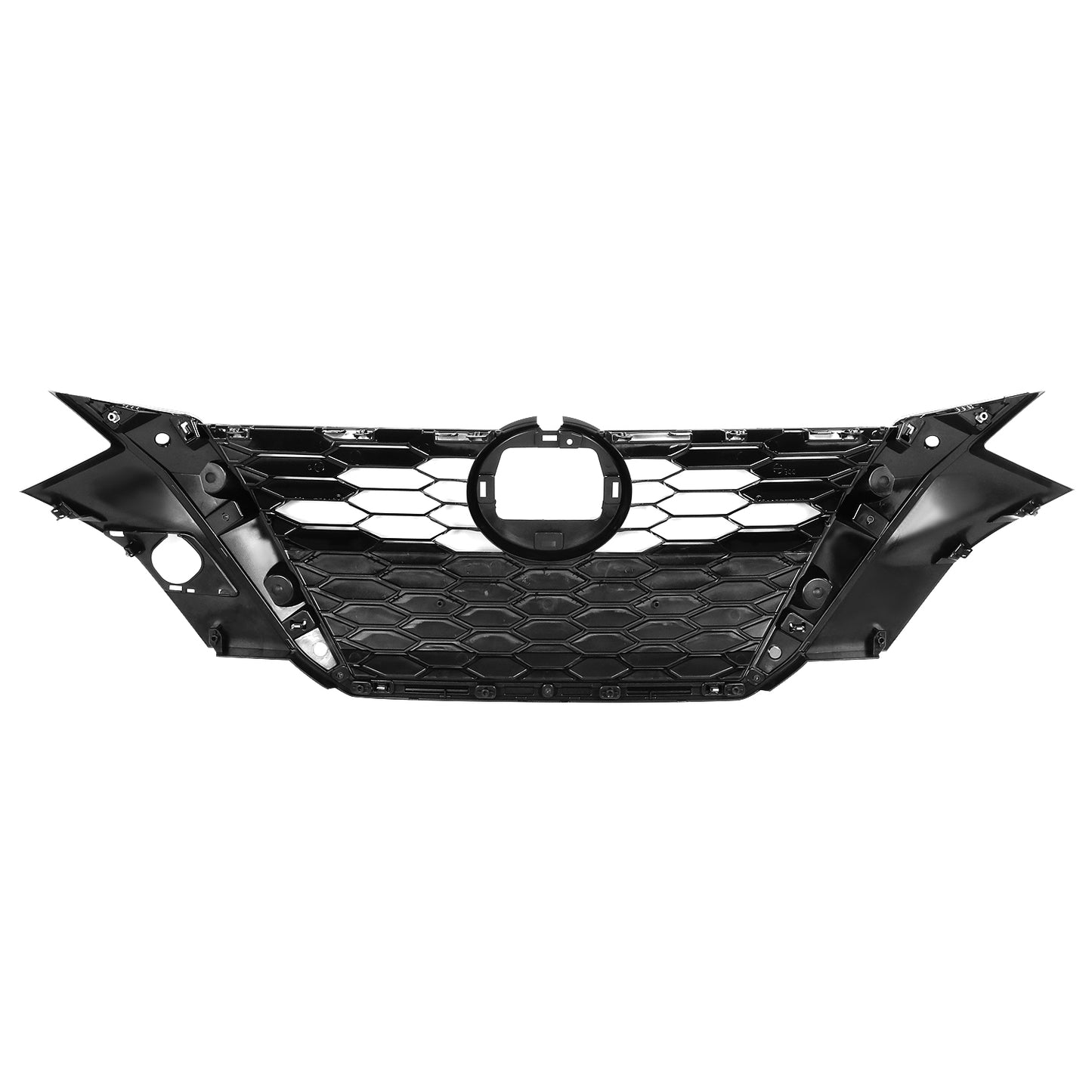 PARRILLA GRILLE - DS SENTR 20-ON/ GRILLE ASS'Y/ BLACK/CHROME BRIGHT/BLACK/ W/CAMERA HOLE/ (SR/PREM) (USA)//PARTS.NO,NI1200318//OEM NO,623106LD0B