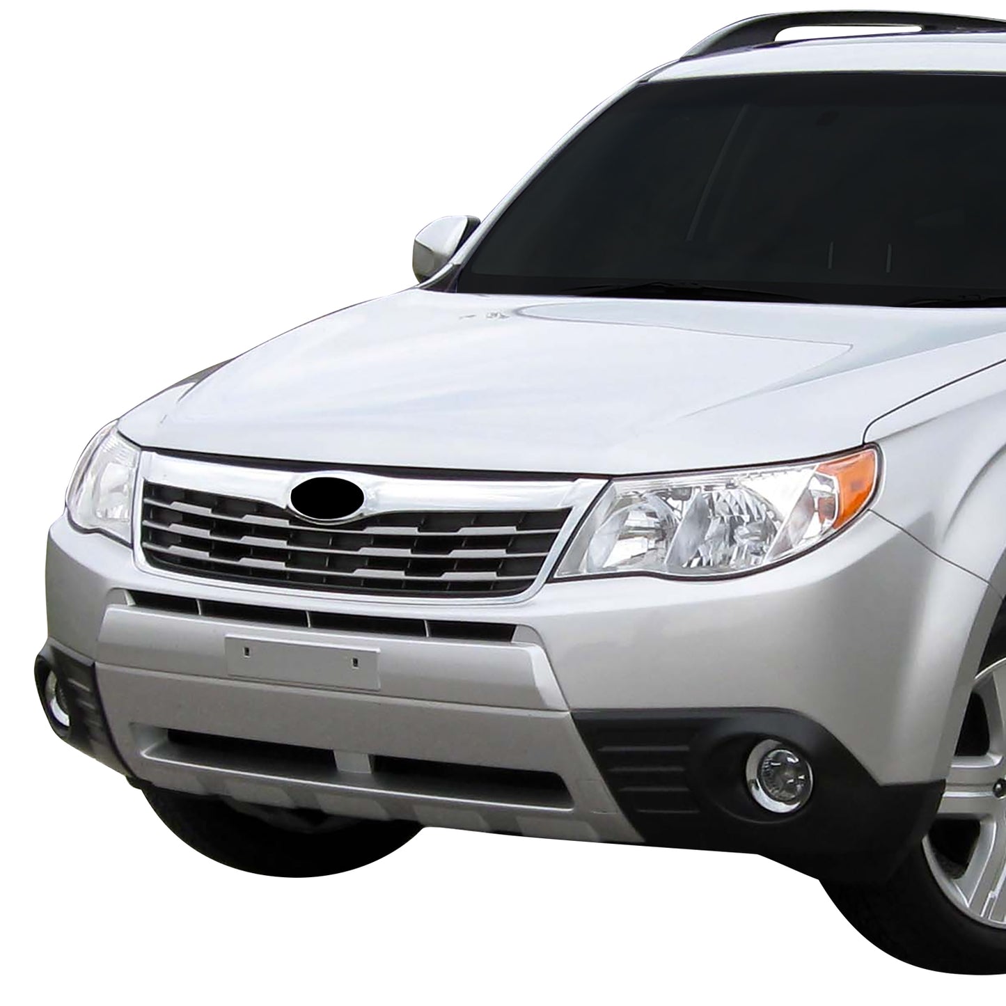 PARRILLA GRILLE - SB FORSTER '09-'13/ GRILLE ASS'Y 09-10/ PAINTED SILVER-GRAY/ W/CHROME MOULDING/ (EU=USA)//PARTS.NO,SU1200141//OEM NO,91191SC001