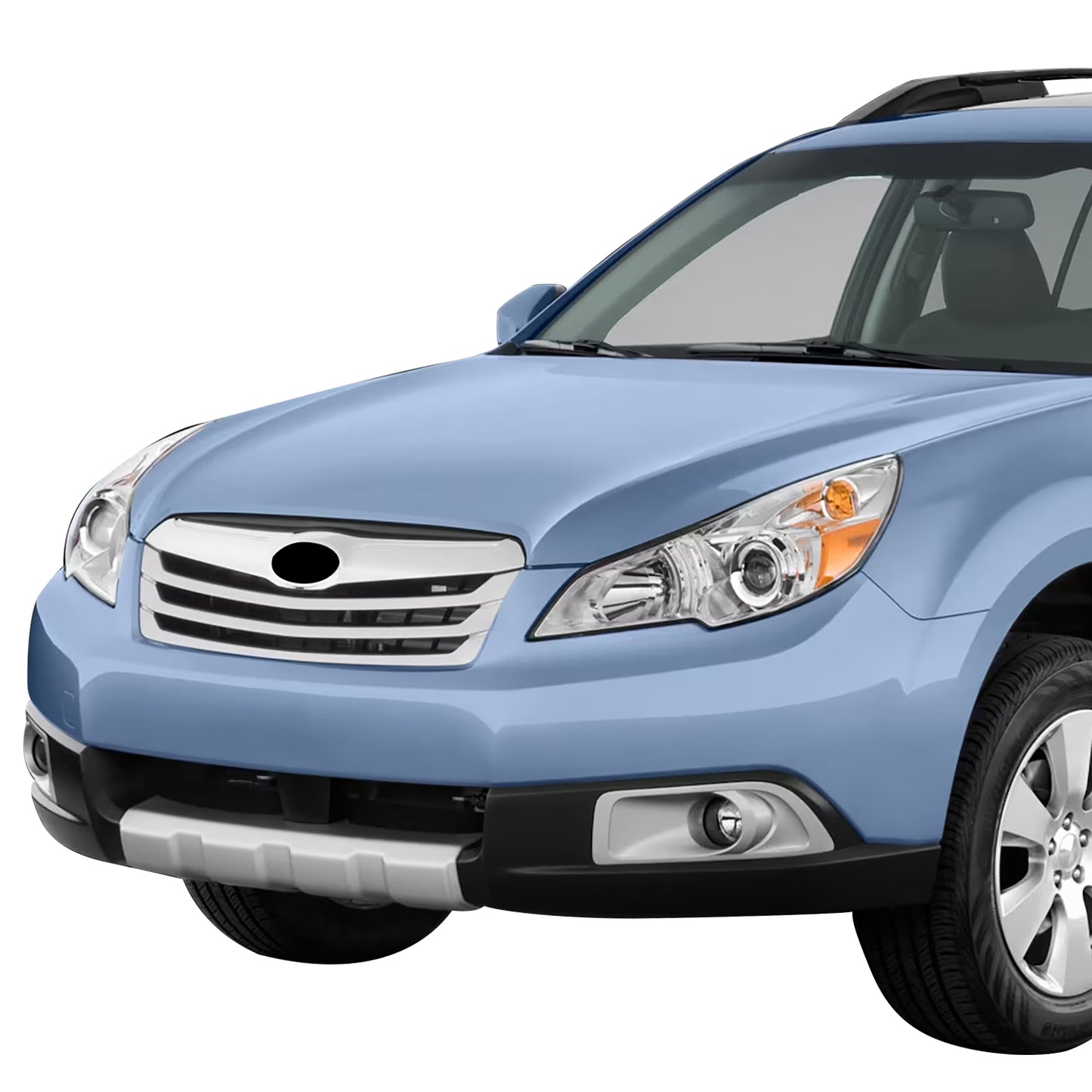 PARRILLA GRILLE - SB LGCY/OTBAK 10-14/ GRILLE ASS'Y '10-'12/ MAT-GRAY/ W/CHROME SILVER MOUDLING/ (OUTBACK)//PARTS.NO,SU1200143//OEM NO,91121AJ04B