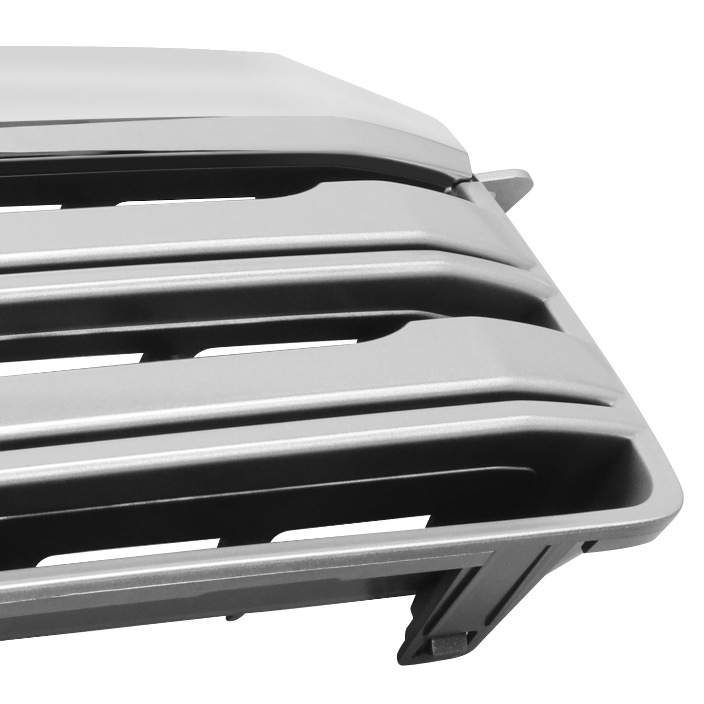 PARRILLA GRILLE - SB LGCY/OTBAK 10-14/ GRILLE ASS'Y 13-14/ MAT-BLACK W/CHROME/ PAINTED SILVER MOUDLING/ (OUTBACK)//PARTS.NO,SU1200152//OEM NO,91121AJ14A
