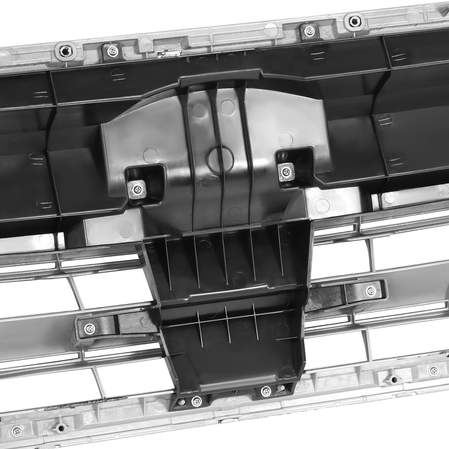 PARRILLA GRILLE - SB LGCY/OTBAK 15-19/ GRILLE ASS'Y 15-17/ PAINTED SILVER W/CHROME MLDG/ (LEGACY)//PARTS.NO,SU1200162//OEM NO,91121AL00A