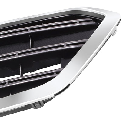 PARRILLA GRILLE - SB LGCY/OTBAK 15-19/ GRILLE ASS'Y 17-17/ PAINTED SILVER GRAY/ W/CHROME MOULDING/ (2.5)(SPORT)(LEGACY)//PARTS.NO,SU1200178//OEM NO,91121AL10A