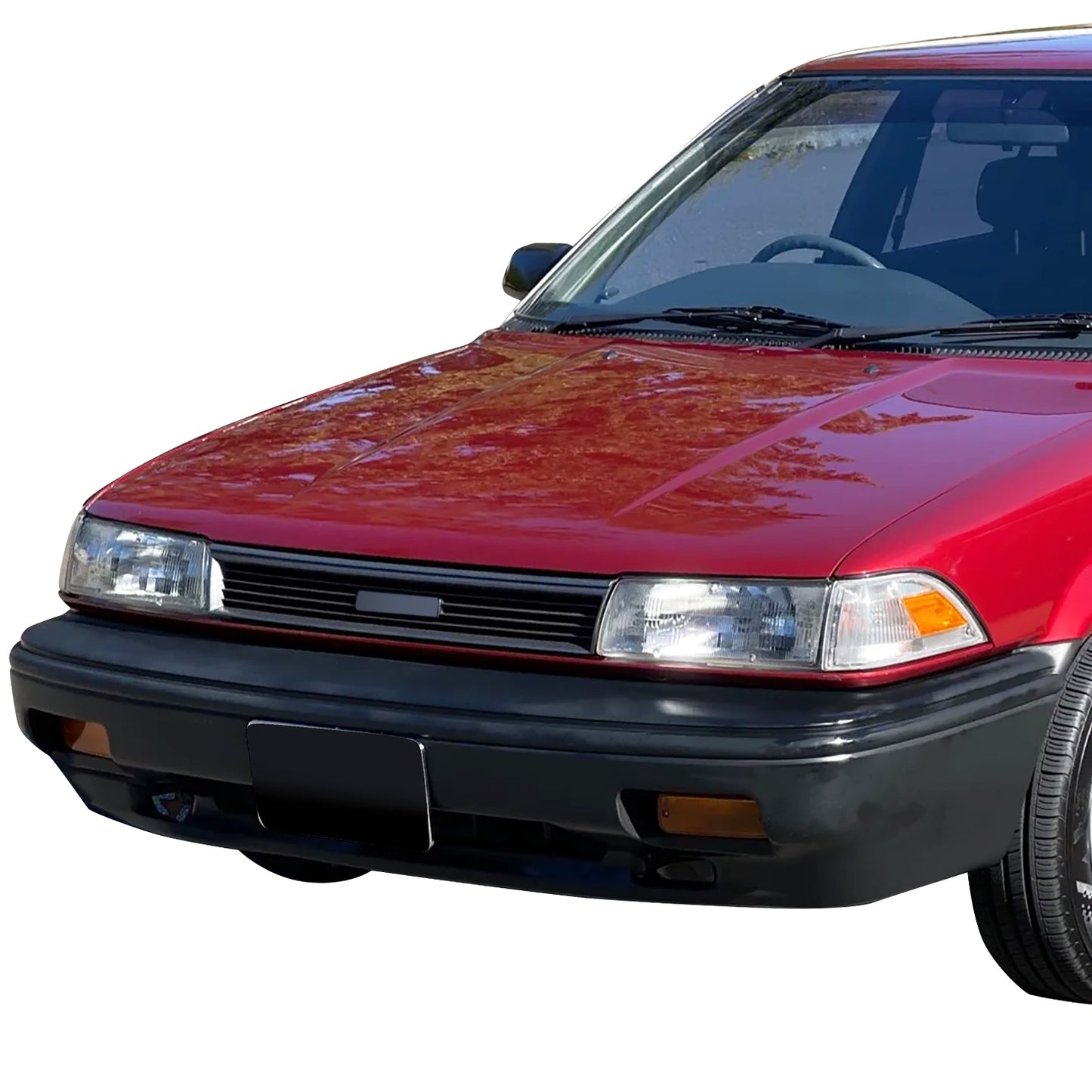 PARRILLA GRILLE - TY CORLA AE92 '88-92/ GRILLE ASS'Y/ MAT-DARK GRAY/ (4D/WG) (2WD) (STD/DX)//PARTS.NO,TO1200113//OEM NO,5310112490