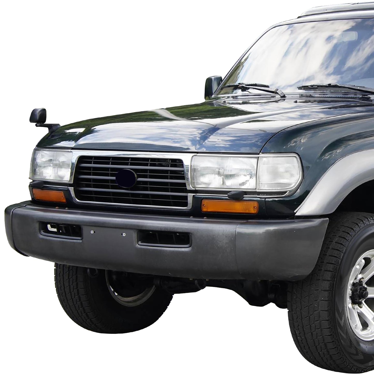 PARRILLA GRILLE - TY LD-CRUSR '91-'97(FJ80)/ GRILLE ASS'Y 95-97/ CHROME DARK ARGENT//PARTS.NO,TO1200207//OEM NO,5311160130