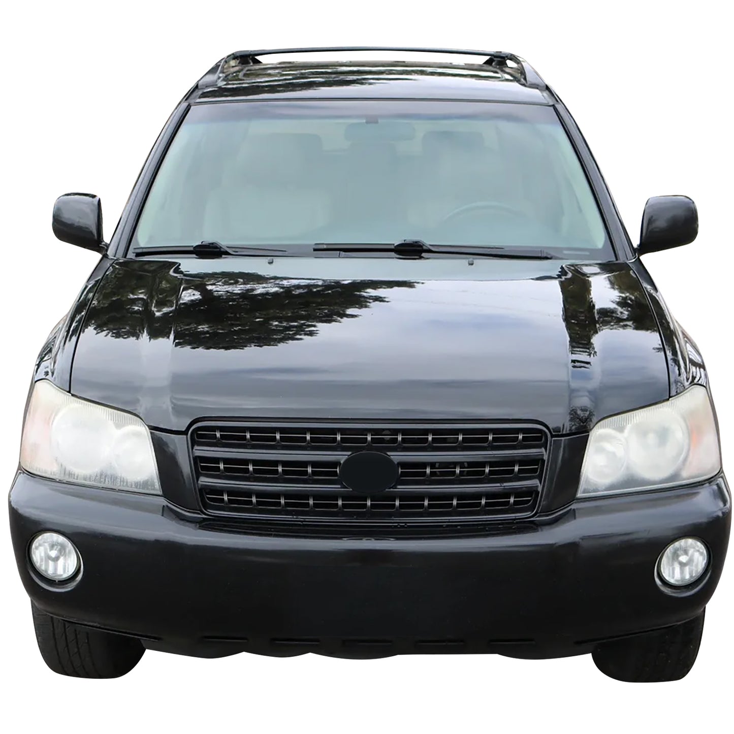 PARRILLA GRILLE - TY HILANDR '01-'07/ GRILLE ASS'Y 01-03/ MAT-BLACK//PARTS.NO,TO1200235//OEM NO,5310148060C0
