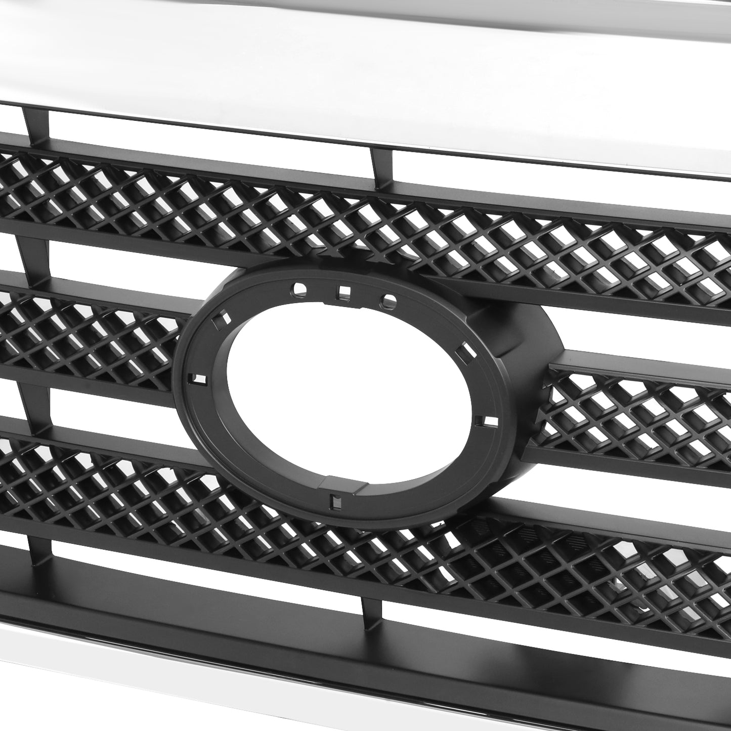 PARRILLA GRILLE - TY TUNDR '07-'13/ GRILLE ASS'Y 07-09/ MAT-BLACK W/CHROME FRAME