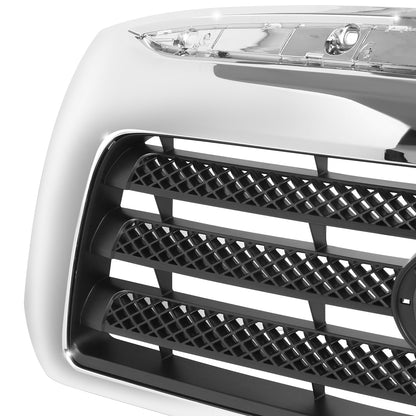 PARRILLA GRILLE - TY TUNDR '07-'13/ GRILLE ASS'Y 07-09/ MAT-BLACK W/CHROME FRAME