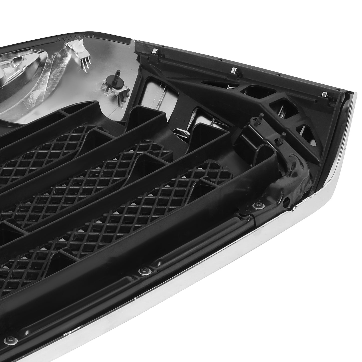 PARRILLA GRILLE - TY TUNDR '07-'13/ GRILLE ASS'Y 07-09/ MAT-BLACK W/CHROME FRAME
